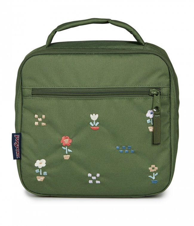 Jansport Lunch Break - Flower Fundamentals Cargo Green